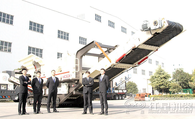 履带移动破碎站