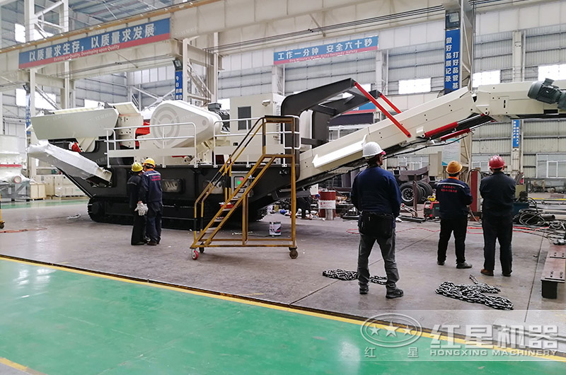 快播视频污版的移动砂石设备