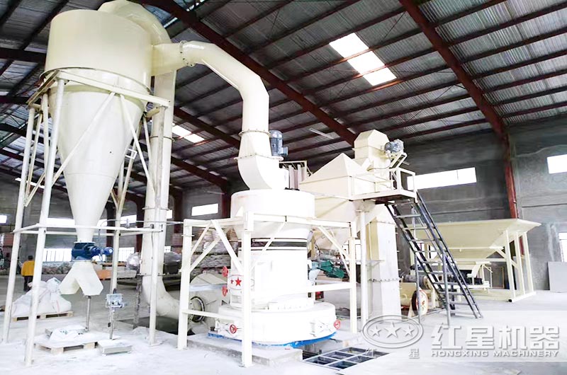 石料磨粉机配置收尘装置，环保节能